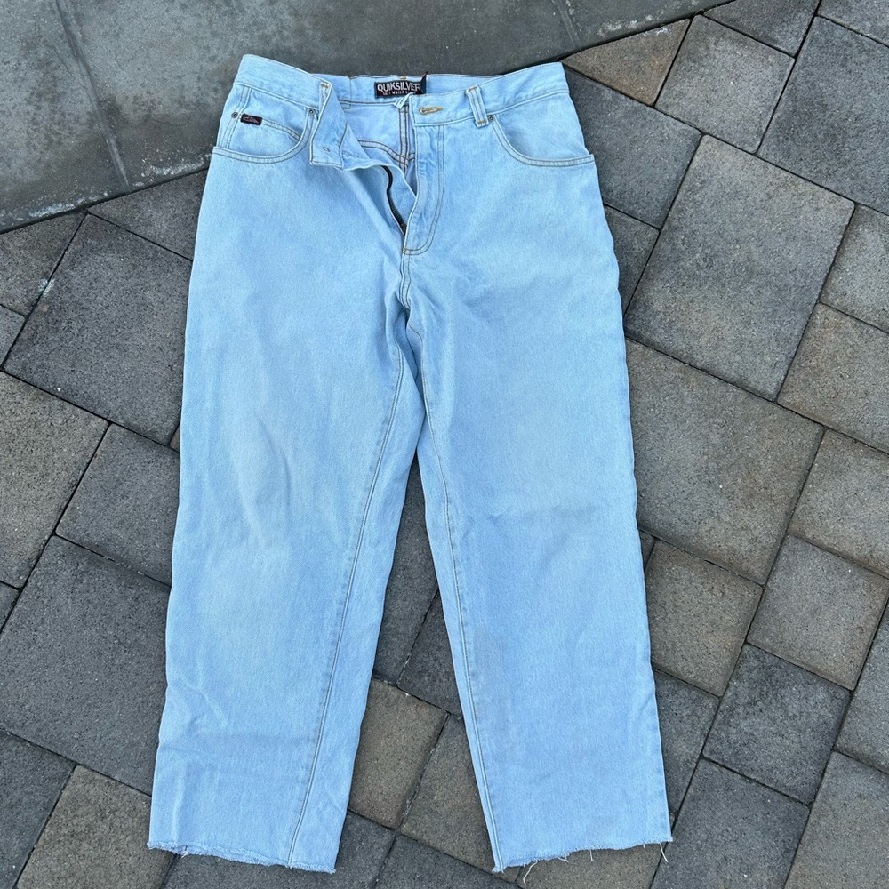 Quiksilver Light Blue baggy Men Jeans